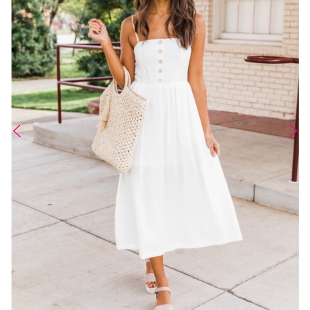 PINK LILY MIDI DRESS—Perfect for bridal showers